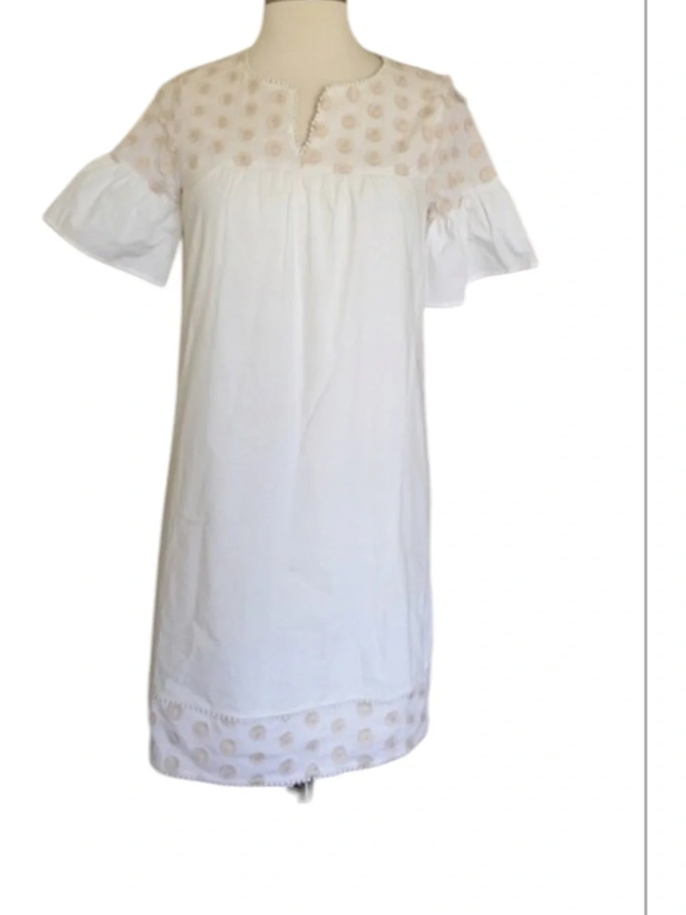 J. Crew cream dress new nwt 0p